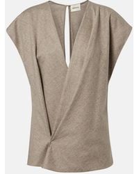 KHAITE - Mer Cotton Top - Lyst