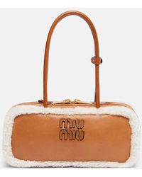 Miu Miu - Tote Arcadie Medium Aus Leder - Lyst