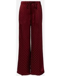 Gucci - Pantaloni A Gamba Larga - Lyst