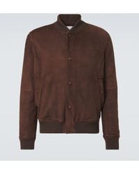 Gabriela Hearst - Greg Suede Bomber Jacket - Lyst