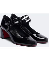 Christian Louboutin - Miss Jane 55 Patent Leather Pumps - Lyst