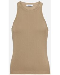 Max Mara - Cotton Tank Top - Lyst