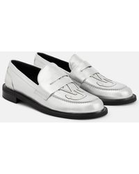 JW Anderson - Anchor Leather Loafers - Lyst