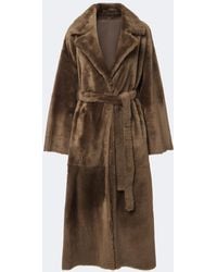 Arma - Rien Shearling Wrap Coat - Lyst