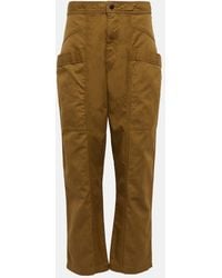 Isabel Marant - Pandore Cotton-blend Pants - Lyst
