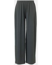 The Row - Ukira Cotton Jersey Wide-Leg Pants - Lyst