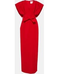 Carolina Herrera - Bow-Detail Silk Faille Gown - Lyst