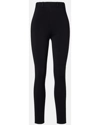 Alaïa - High-Rise Leggings - Lyst