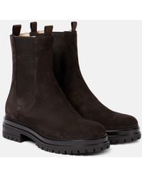 Gianvito Rossi - Chester Suede Chelsea Boots - Lyst