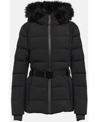 Yves Salomon - Giacca Da Sci Con Shearling - Lyst