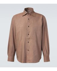 STÒFFA - Camisa De Algodon Y Seda - Lyst