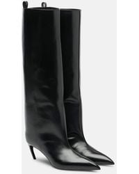 The Attico - Stiefel Lea 65 Aus Leder - Lyst