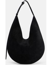 Aesther Ekme - Schultertasche Medium Aus Veloursleder - Lyst