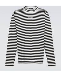 Dolce & Gabbana - Camiseta de jersey de algodon a rayas - Lyst