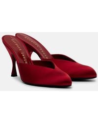 Herbert Levine - Sitting Pretty Satin Mules - Lyst