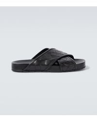 Bottega Veneta - Leather Tarik Slides - Lyst