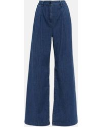 AG Jeans - High-rise Wide-leg Jeans - Lyst