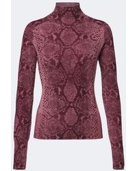 JOSEPH - Yasmin Snake-Print Cashmere Sweater - Lyst