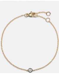 STONE AND STRAND - The Alibi 10Kt Bracelet With Diamond - Lyst