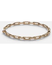 David Yurman - Stax Chain Link 18Kt Bracelet With Diamonds - Lyst