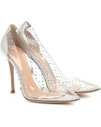 Gianvito Rossi Exklusiv bei Mytheresa – Pumps Plexi 105 - Mettallic