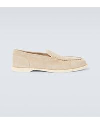 John Lobb - Pace Suede Loafers - Lyst