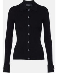 Dolce & Gabbana - Ribbed-Knit Cardigan - Lyst