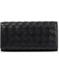 Bottega Veneta - Intrecciato Leather Wallet - Lyst