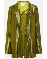 Galvan London - Nuage Pleated Blazer - Lyst