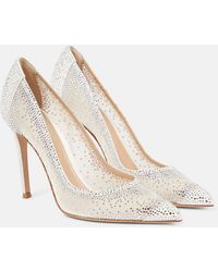 Gianvito Rossi - Rania 105 Embellished Pumps - Lyst