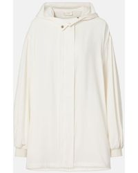 The Row - Kemetina Silk Raincoat - Lyst