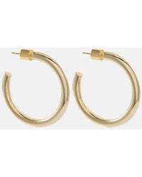 Jennifer Fisher - Mini 10kt Gold-plated Hoop Earrings - Lyst