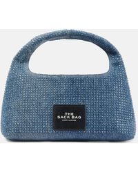 Marc Jacobs - The Sack Bag Embellished Denim Tote Bag - Lyst