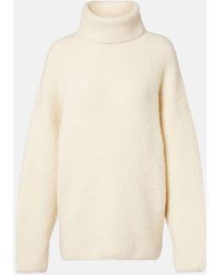 TOTEME - Pull A Col Roule En Alpaga Et Laine Melanges - Lyst