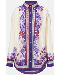 La DoubleJ - Better Than Your Boyfriend Silk Shirt - Lyst