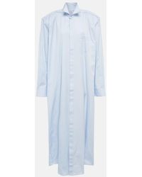 Vetements - Deconstructed Cotton Shirt Dress - Lyst
