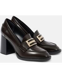 Victoria Beckham - B Buckle Leather Loafer Pumps - Lyst