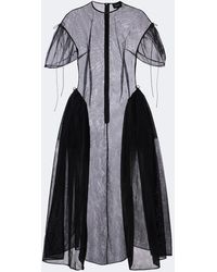 Simone Rocha - Tulle Midi Dress - Lyst