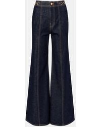 Ulla Johnson - Delphine Wide-Leg Jeans - Lyst