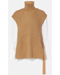 JOSEPH - Set Blouse Et Pull Sans Manches En Coton Melange - Lyst