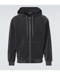 Tom Ford - Cotton-Blend Velour Zip-Up Hoodie - Lyst