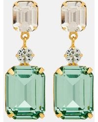 Jennifer Behr - Justine-Plated Drop Earrings - Lyst