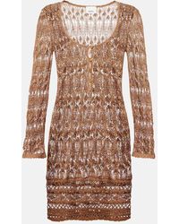 Isabel Marant - Minikleid Pia Aus Haekelstrick - Lyst