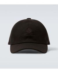 Loro Piana - Bestickte Baseballcap Aus Kaschmir - Lyst