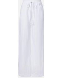 Loulou de Saison - Macao Cotton Poplin Straight Pants - Lyst