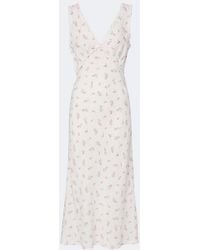 RIXO London - Sandrine Floral Cotton Midi Dress - Lyst