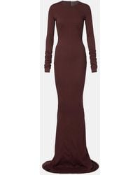 Rick Owens - Drkshdw Simple Edfu Cotton Jersey Maxi Dress - Lyst
