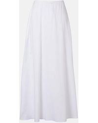 Leset - Yoko Cotton Maxi Skirt - Lyst