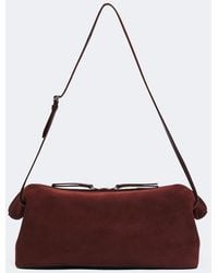 Nour Hammour - Kenza Suede Shoulder Bag - Lyst