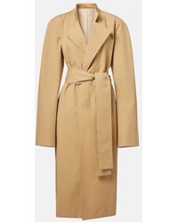 KHAITE - Lagden Cotton Gabardine Coat - Lyst